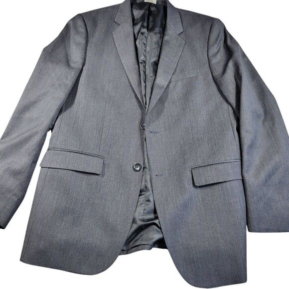 Banana Republic Blazer Mens 42R Gray Wool Tailored Fit Sport Coat - Picture 1 of 8